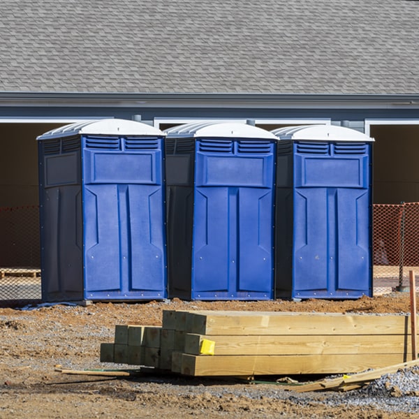 are there any restrictions on where i can place the portable toilets during my rental period in Portales NM